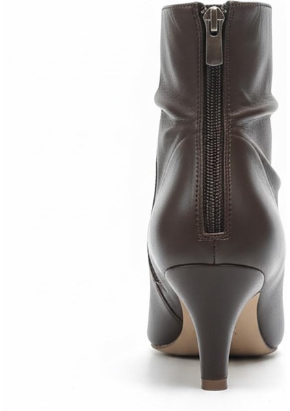 Kahverengi Kadın Topuklu Bot 240.46-2001 indirimleri