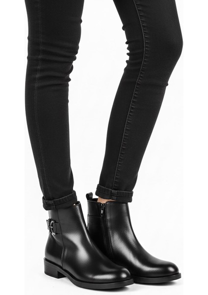 Siyah Kadın Hakiki Deri Bot 440.25K-025-010-1 modelleri