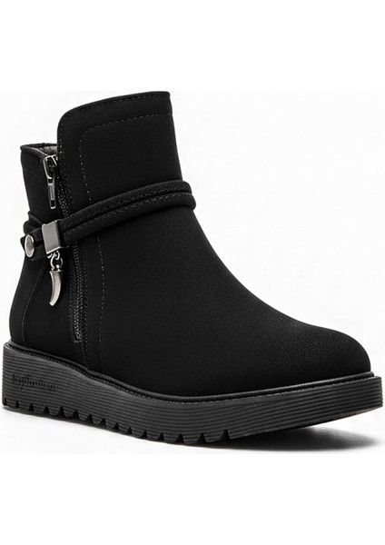 Siyah Süet Kadın Günlük Bot 203.100