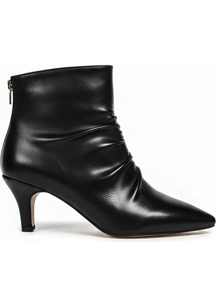 Siyah Kadın Topuklu Bot 240.46-2001