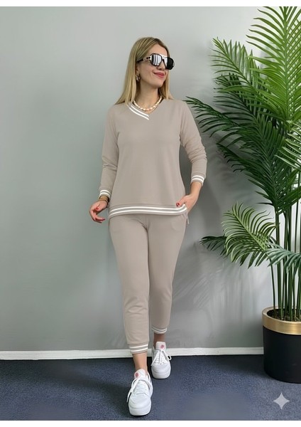 Kadın Uzun Kollu Ribana Detay Viskon Iki Iplik Ikili Takım fiyatları