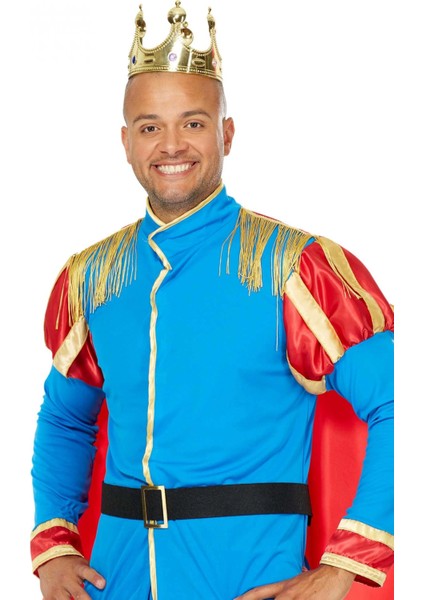 Plastik Kral Tacı Altın Renk Yetişkin Boy 55 cm fırsatları