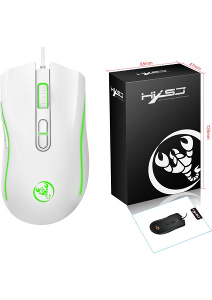 Rgb Kablolu Oyun Faresi, 7 Renkli Arka Aydınlatmalı 3200 Dpı Ayarlanabilir Optik Espor Faresi, 4 Dpı Seviyesi, Pc Dizüstü Bilgisayar Oyuncuları Için Ergonomik Bilgisayar Faresi (Yurt Dışından) fiyatları