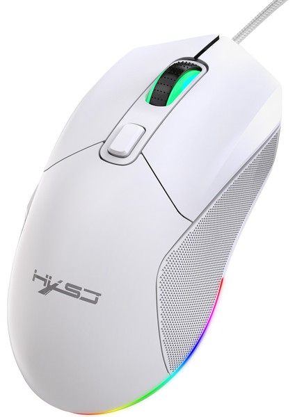 Değiştirilebilir Arka Kapaklı Kablolu Rgb Oyun Faresi - 7200 Dpı Ultra Hafif Tasarım, 7 Programlanabilir Düğme, Pc E-Spor Için Örgülü Kablo (Yurt Dışından) fırsatları