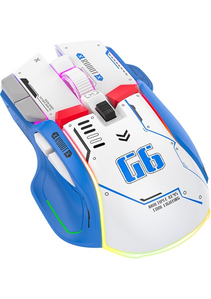 13 Rgb Aydınlatma Modu, 6 Dpı Seviyesi (4000 Dpı'a Kadar) ile 10 Tuşlu Kablosuz Üç Modlu Oyun Faresi - Pc/dizüstü Bilgisayar Için Ergonomik E-Spor Faresi (Yurt Dışından) fiyatları