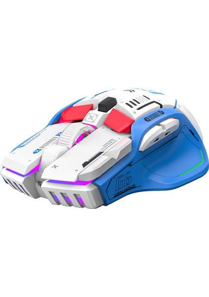 13 Rgb Aydınlatma Modu, 6 Dpı Seviyesi (4000 Dpı'a Kadar) ile 10 Tuşlu Kablosuz Üç Modlu Oyun Faresi - Pc/dizüstü Bilgisayar Için Ergonomik E-Spor Faresi (Yurt Dışından) modelleri