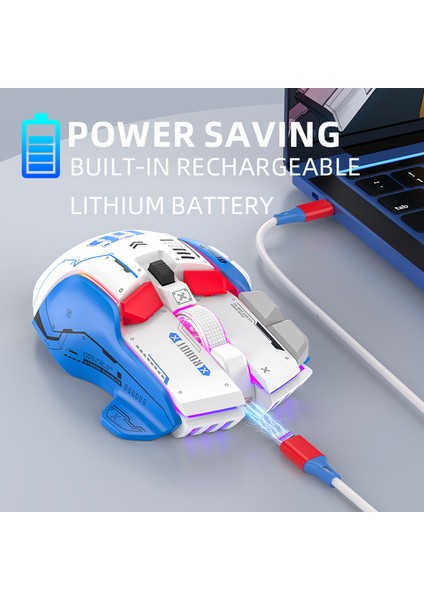 13 Rgb Aydınlatma Modu, 6 Dpı Seviyesi (4000 Dpı'a Kadar) ile 10 Tuşlu Kablosuz Üç Modlu Oyun Faresi - Pc/dizüstü Bilgisayar Için Ergonomik E-Spor Faresi (Yurt Dışından) fırsatları