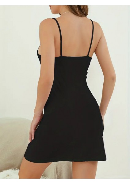 Kadın Askılı Önden Düğmeli Viskon Elbise fiyatları