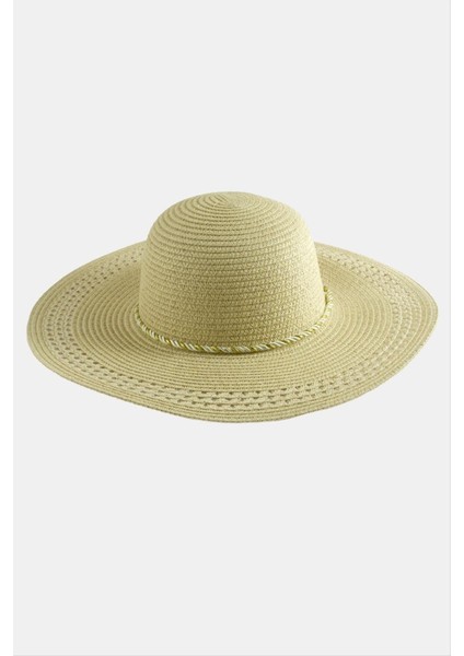 Örgülü Hasır Şapka