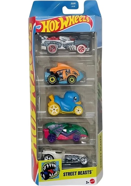 Beşli Araba Seti Street Beasts JBJ90 fiyatları