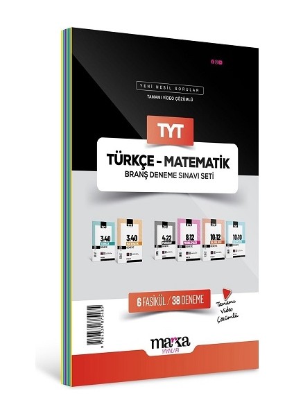 2025 Tyt Türkçe - Matematik Branş Deneme Sınavı Seti 6 Fasikül 38 Deneme