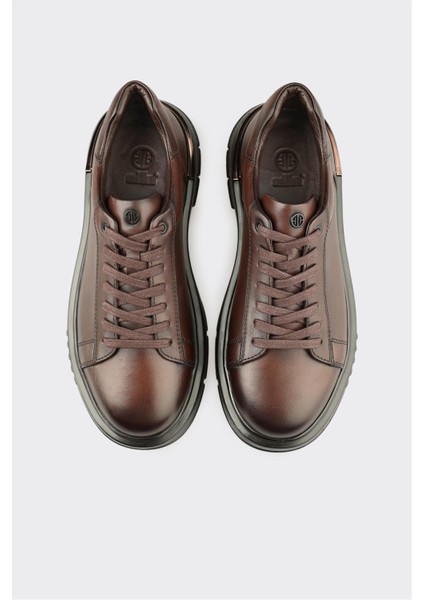 Kahve Deri Erkek Günlük Ayakkabı fırsatları