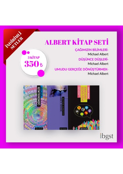 Albert Seti (3 Kitaptakım)