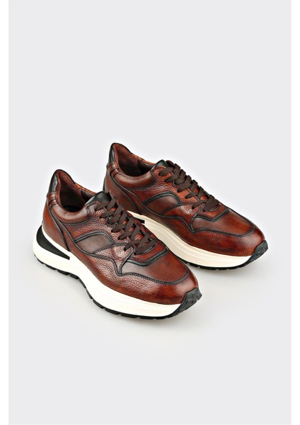 Kahve Deri Erkek Spor Ayakkabı fiyatları