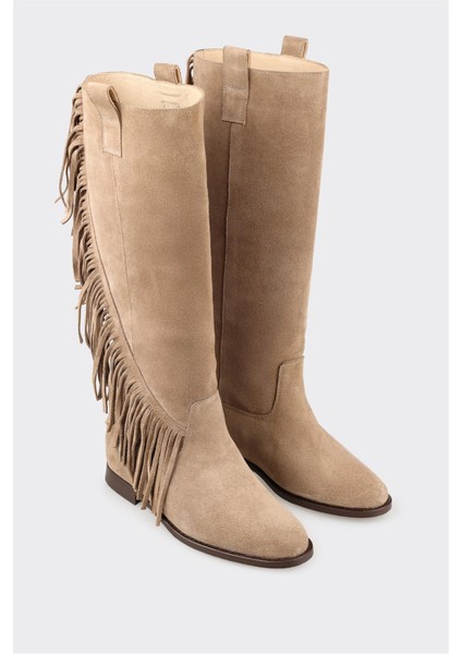 Vizon Deri Kadın Çizme fiyatları