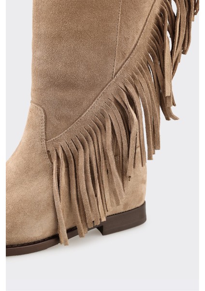 Vizon Deri Kadın Çizme fırsatları