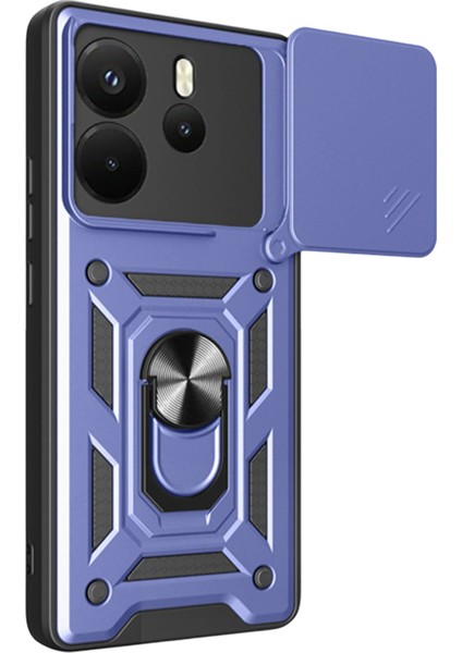 Xmpdby Newface Xiaomi Redmi Note 14 4g Pars Lens Yüzüklü Silikon - Lacivert fırsatları