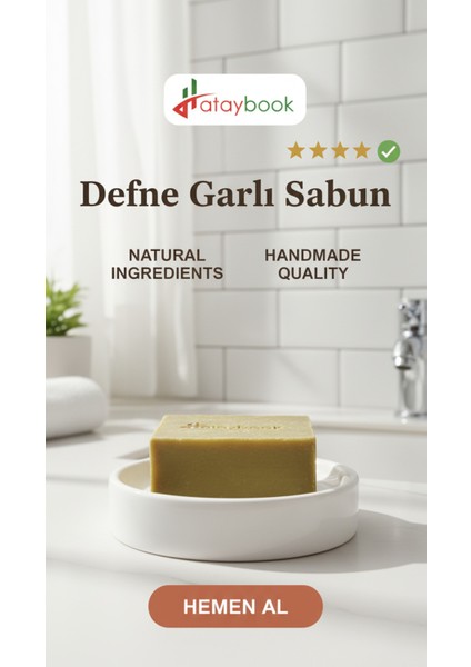 %90 Defne Sabun 1 Adet 110 gr
