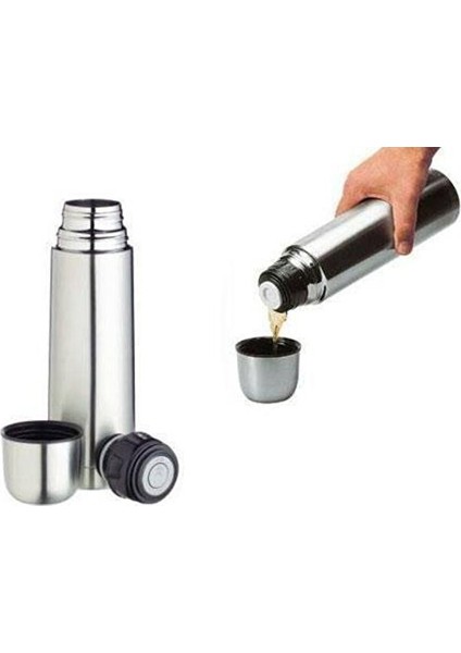 Kapaklı Soğuk Sıcak Tutucu Çay Kahve Su Termosu Kamp Aparatı 350ML fırsatları