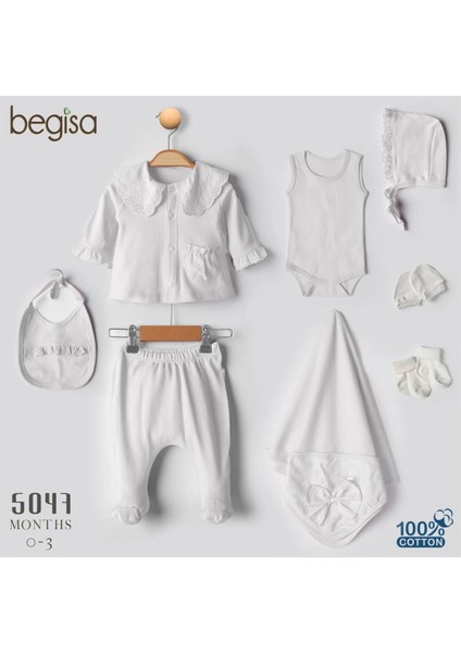 Begisa 8'li Set Hastane Çıkışı %100 Pamuk