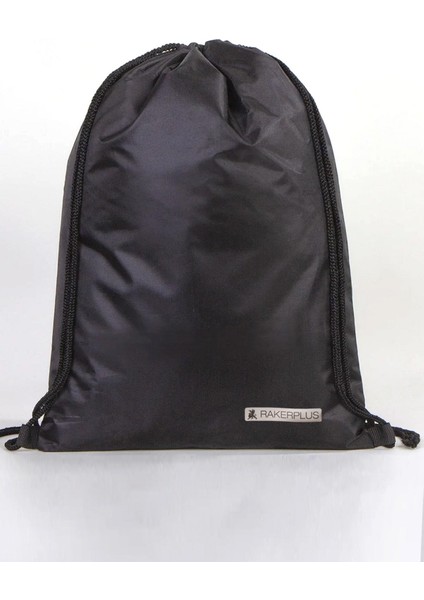 Siyah 32X45 cm Su Geçirmez Büzgülü Krampon ve Spor Çantası