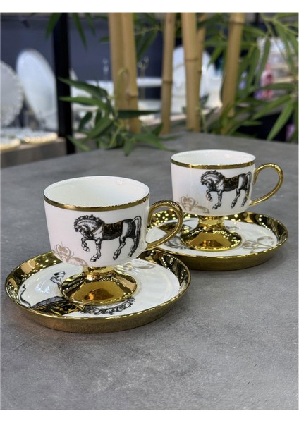 Lüx Porselen Tamara 2 Li Fincan Takımı