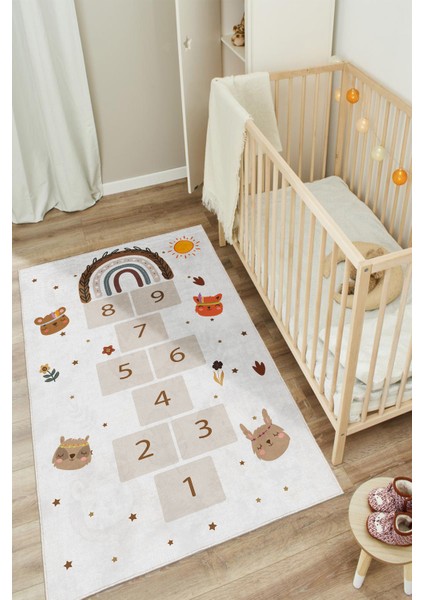 Yeni Desen Yıkanabilir Kaymaz Tabanlı Bohem Tarz Dijital Baskı Salon Halısı, Yumuşak Dokulu Lüks Halı Modeli ve 40 x 60 Gri Renk Dikdörtgen Halı fiyatları