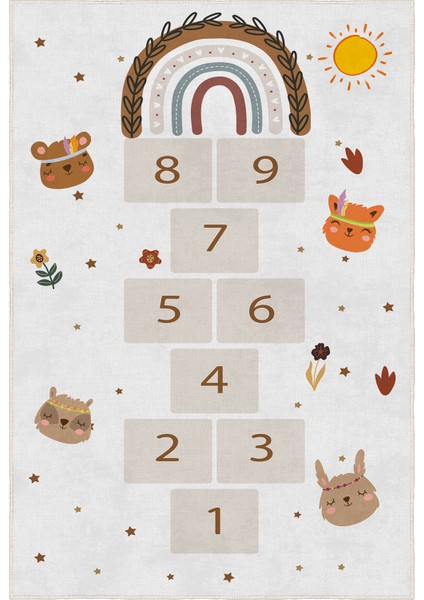 Yeni Desen Yıkanabilir Kaymaz Tabanlı Bohem Tarz Dijital Baskı Salon Halısı, Yumuşak Dokulu Lüks Halı Modeli ve 40 x 60 Gri Renk Dikdörtgen Halı fırsatları