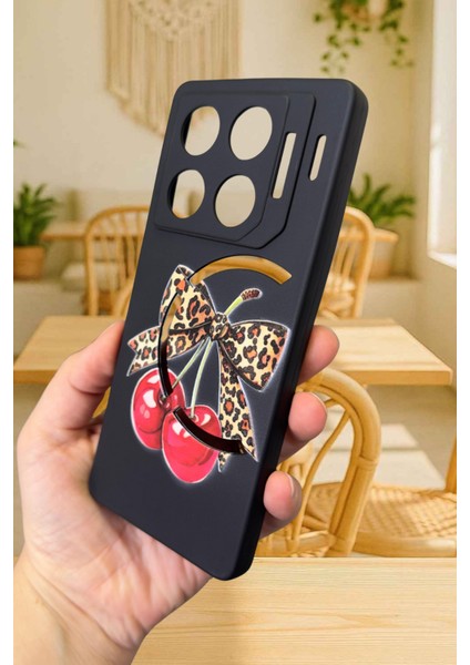 Infinix Gt 20 Pro Uyumlu Kiraz Leopar Fiyonk Desenli Silikon Darbe Emici Rubber Kılıf fırsatları