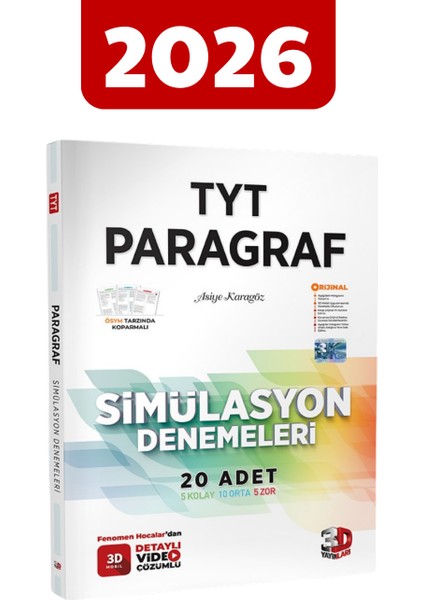 2026 3D Tyt Simülasyon Paragraf Denemeleri