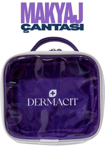 Cilt Bakım ve Makyaj Çantası Büyük Boy (Xl) Şeffaf, Su Geçirmez ve Dayanıklı Organizer