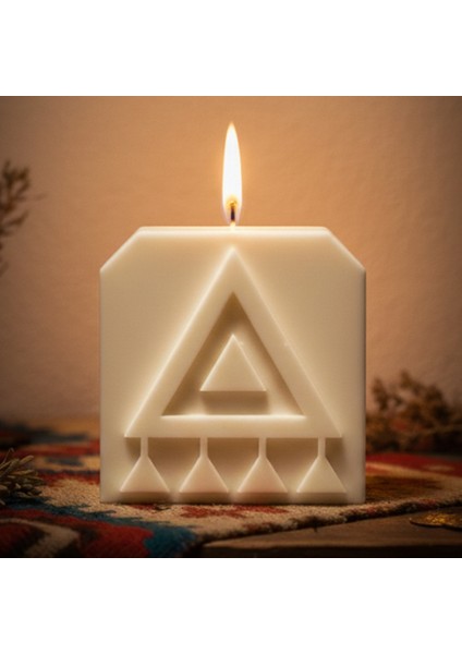 Anadolu Kilim Motifleri Mum Serisi