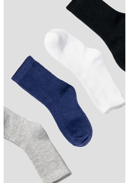 4 Çift Pamuklu Çocuk Soket Çorap fırsatları