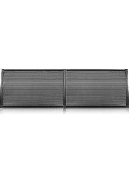 Lotus Kapı Pencere Üstü Pratik Sundurma 70X240 - Siyah