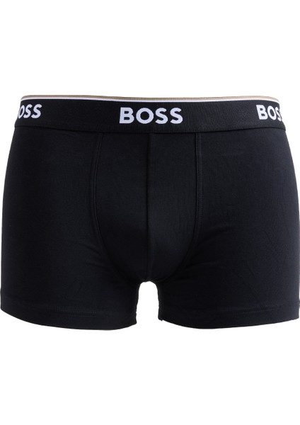 Siyah - Gri Erkek Boxer Trunk 3p Power_