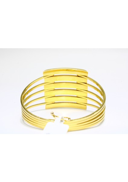 14 Ayar Altın 6 Sıralı Kaburga Kelepçe Bilezik 21.90 gr fırsatları