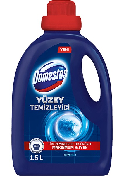 4 Adet Domestos Yüzey Temizleyici 1500 ml Okyanus