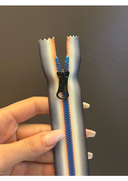 21X4 cm Renkli Tasarım Dişli Fermuar fiyatları