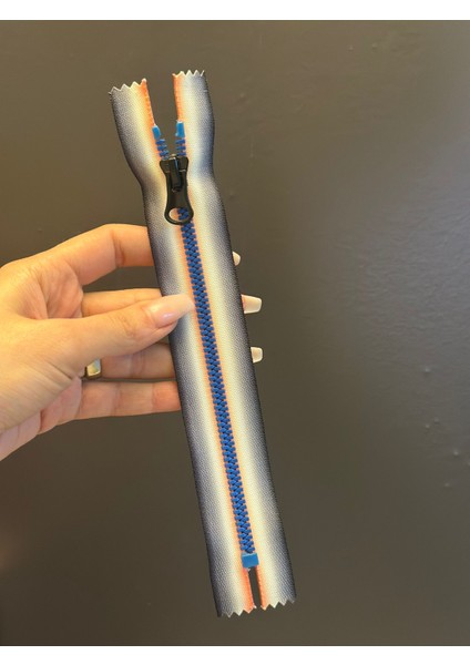 21X4 cm Renkli Tasarım Dişli Fermuar modelleri