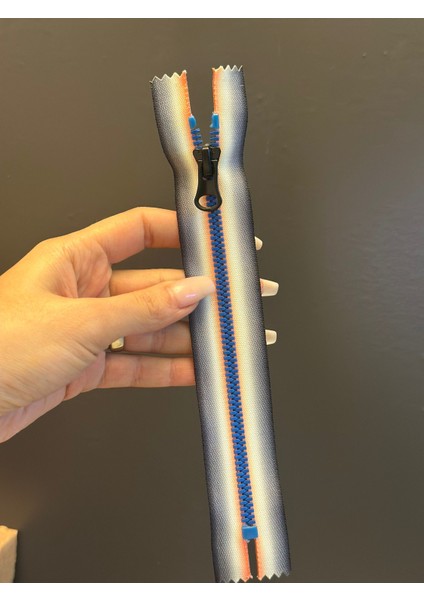 21X4 cm Renkli Tasarım Dişli Fermuar fırsatları