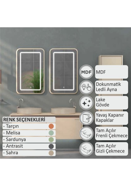 Lıne Banyo Dolabı 120 cm (Boy Dolabı Dahil Değildir.) fiyatları