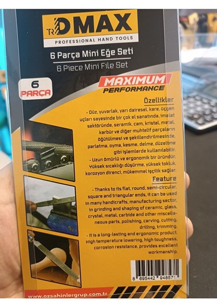 6 Parça Mini Eğe Seti fiyatları