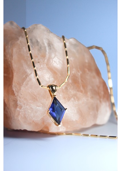 Sparkly Blue Crystal Kolye fiyatları