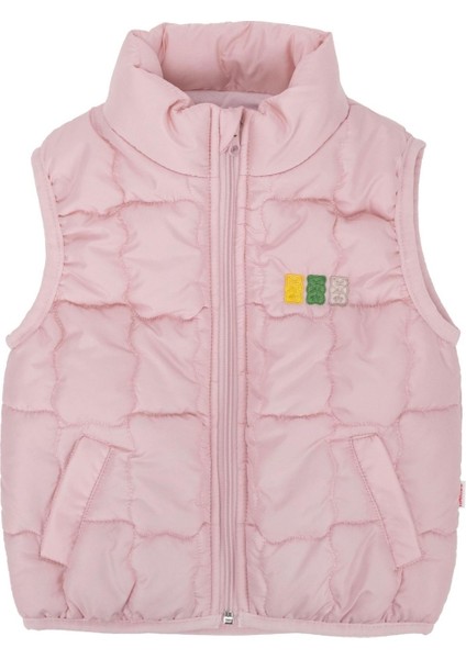 Kız Çocuk Yelek 3-8 Yaş Pembe