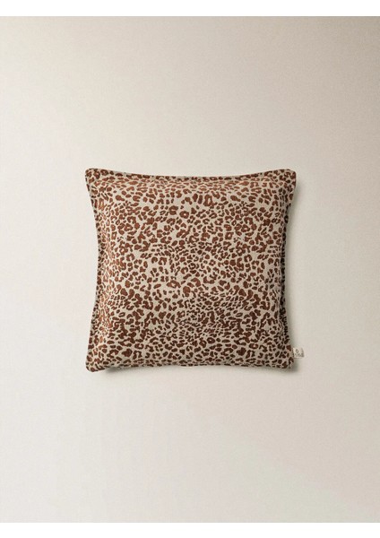 Leo Kiremit Kırlent Kılıfı