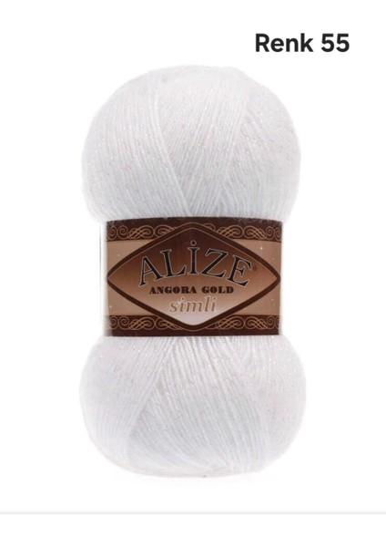 Alize Angora Gold Simli Renk 55