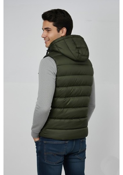 Erkek Kapüşonlu Spor Yelek 4300 BGL-ST04895 modelleri