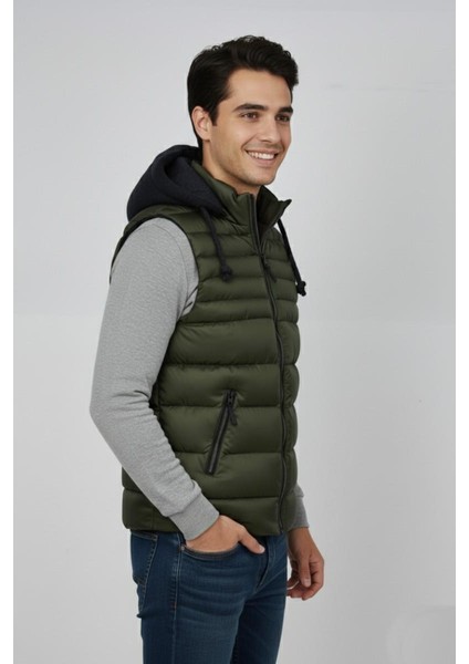 Erkek Kapüşonlu Spor Yelek 4300 BGL-ST04895 fırsatları