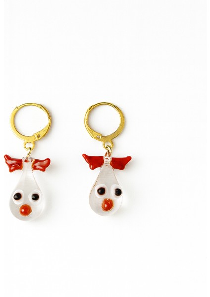 Kırmızı Boynuzlu Geyik Damla Küpe fiyatları