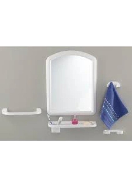 Beyaz Orta Ayna Seti (5324)